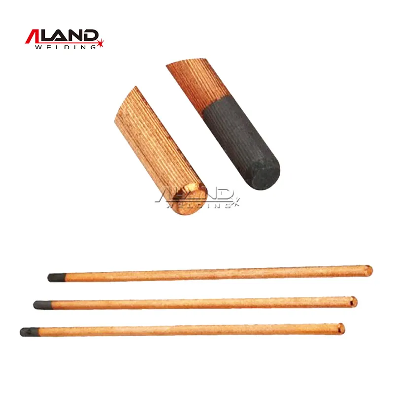 DC Pointed Gouging Carbon Rods Copper Coated Graphite Electrodes for Hard Surface Metal Removal