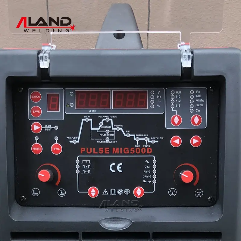 PULSEMIG500D 500A Double Pulse MIG Welder Digital Control DC MMA Aluminum Welding Machine