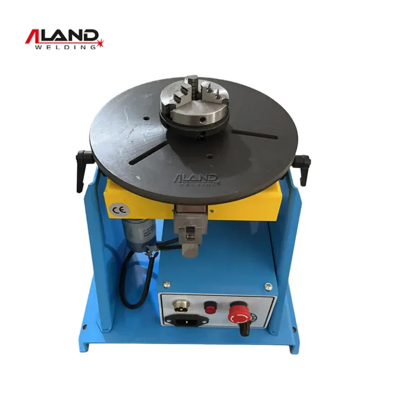 Mini 10kg Welding Positioner Rotary Table For TIG Pipe Welding Small Workpieces