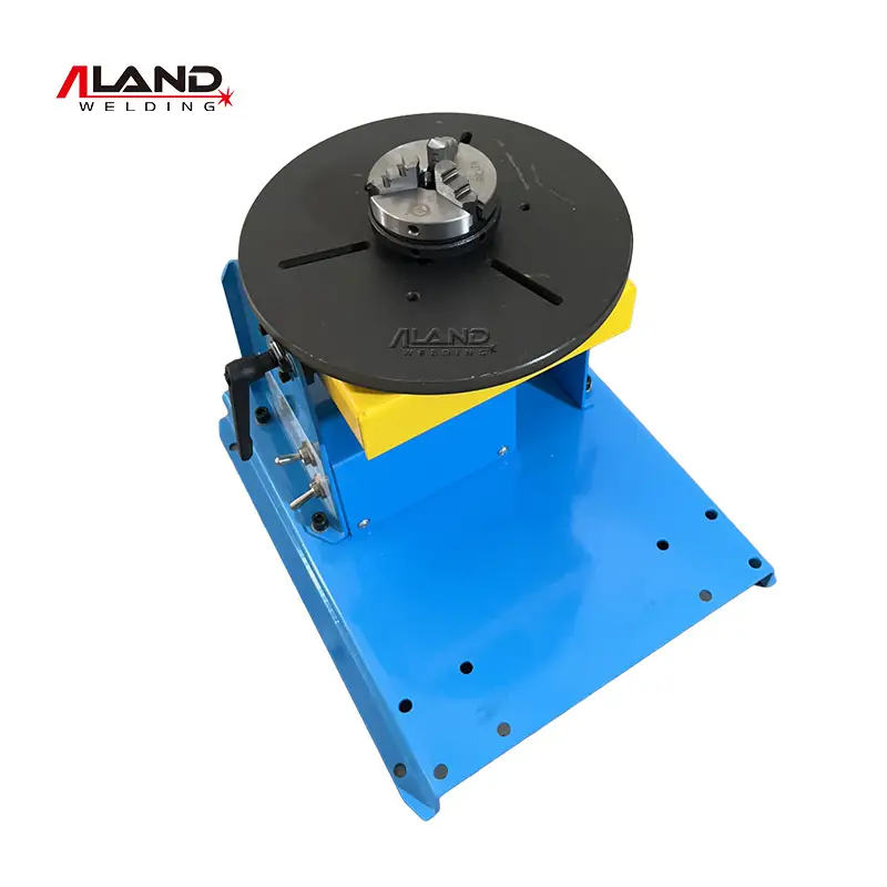 Mini 10kg Welding Positioner Rotary Table For TIG Pipe Welding Small Workpieces