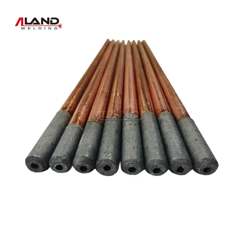 DC Copper Coated Hollow Carbon Gouging Rods For Metal Removal