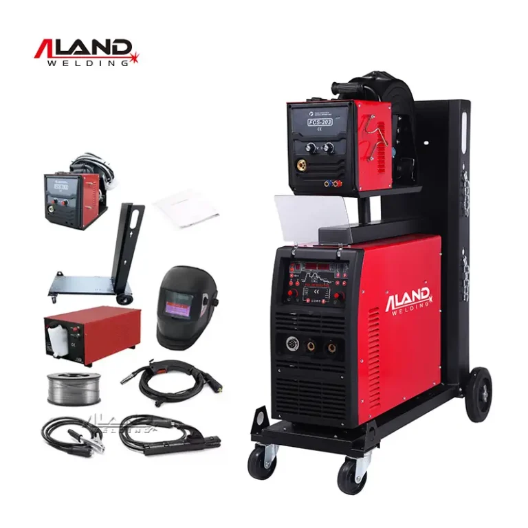 Double Pulse MIG Welder 350A Inverter DC MMA Synergic Welding Machine For Aluminum Steel