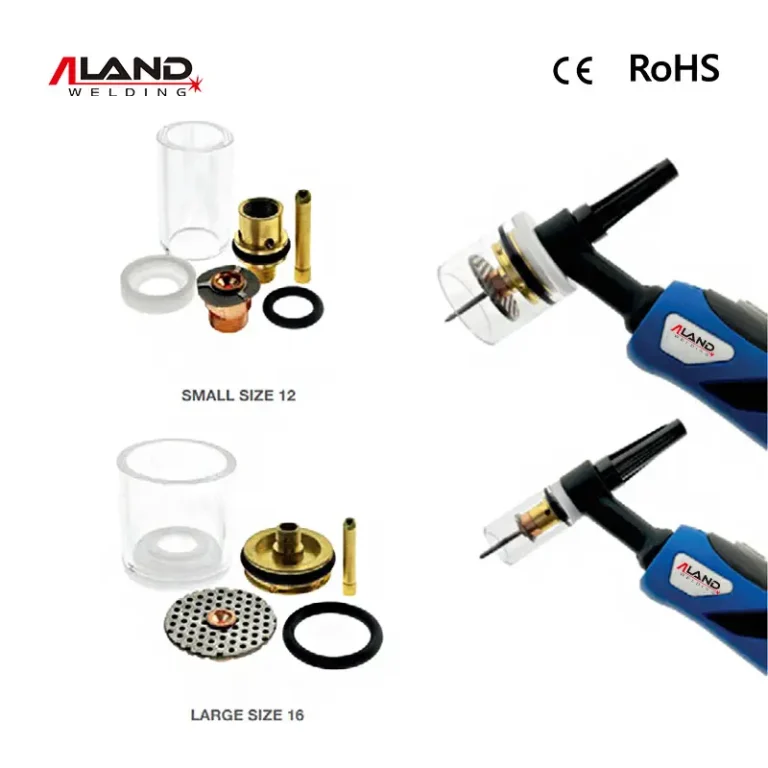 TIG Cup Set 9/20 Champagne Nozzle Set for TIG Welding Torch Consumables